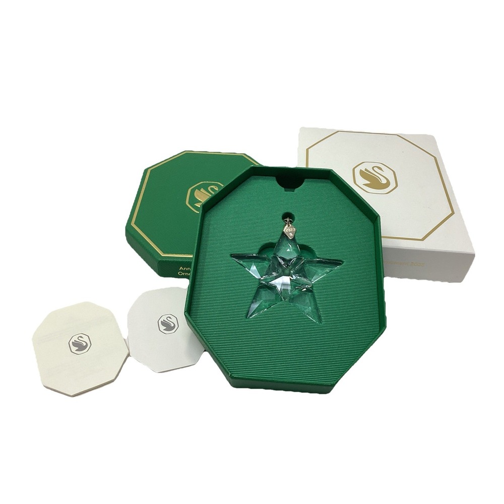 Swarovski Annual Edition 2023 Christmas Ornament Crystal Snowflake With Box